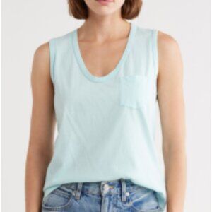 James Perse V-Neck Cotton Tank TAFFY, Size 2 (fits like 4-6 US)